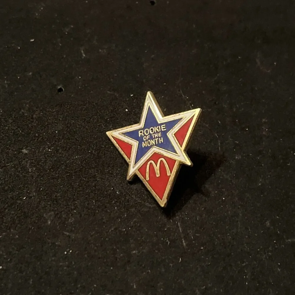 McDonald’s Rookie Of The‎ Month Employee Lapel Pin